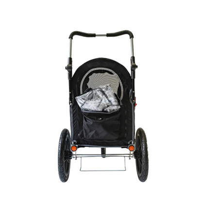 Innopet Sporty Black EVR Dog Pram – Lightweight, Stylish & Includes Rain Cover