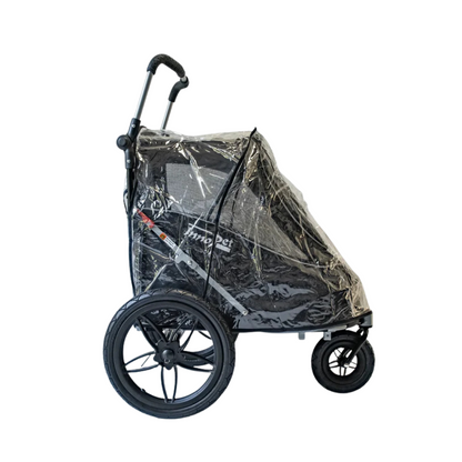 Innopet Sporty Black EVR Dog Pram – Lightweight, Stylish & Includes Rain Cover